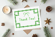 Watercolor Green Bamboo Frames, a Decorative Illustration by SvetaArtStore (Thumbnail 6 of 6)