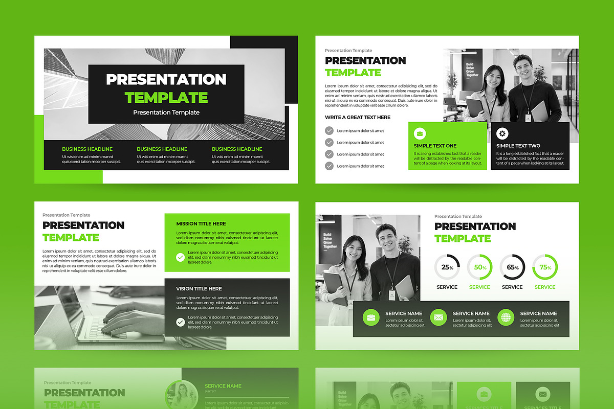 Clean FinTech Pitch Deck, a Presentation Template by CreativeUP (Photo 5 of 6)