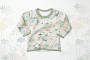 Soft Tropical Trees Seamless Pattern, a Pattern Graphic by StudioGlouna (Thumbnail 4 of 5)