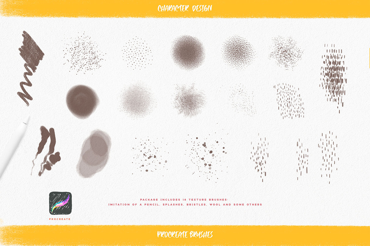 Faces & Emotions Procreate Brush, a Brush Add-On by Spasibenko Art (Photo 6 of 10)