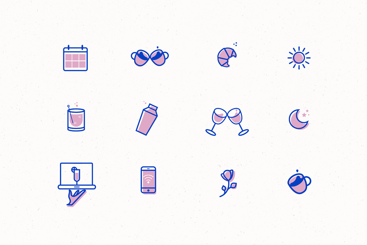 Virtual Event Icons, a Graphic by Grey Ritual Studio | Creative Market