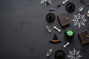 halloween frame with space for text