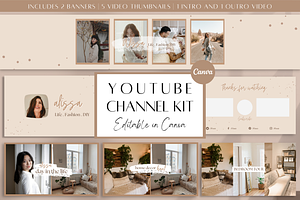 YouTube Branding Kit Canva