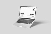 High Quality Laptop Mockup, a Wearable Device Mockup by AndikaGraphic (Thumbnail 5 of 5)