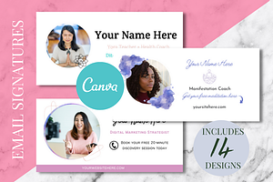 Canva Email Signature 14 Designs