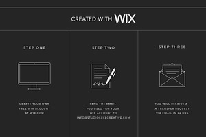 Minimalistic Wix Website Template