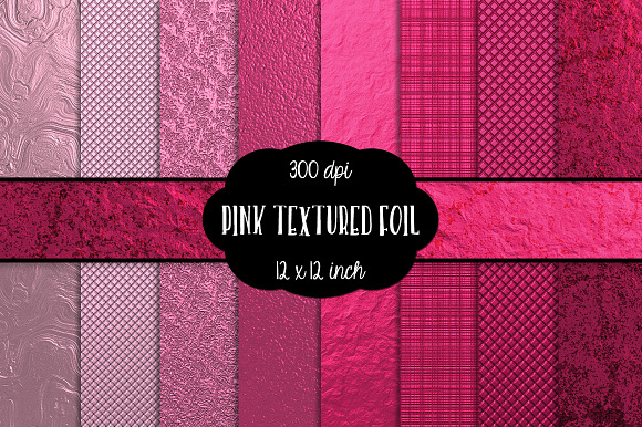 Pink Metallic Digital Paper 300 dpi preview 2