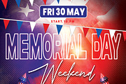 Memorial Day Flyer, a Flyer Template by Poushe Design (Thumbnail 3 of 3)