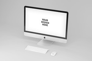 IMac Desktop Mockup Vol. 02