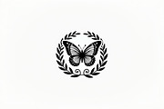 Rose Butterfly Wreath Silhouette —, an Illustration by Amazin_art (Thumbnail 25 of 25)