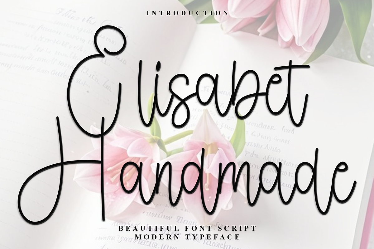 Elisabet Handmade, a Handwritten Font by InermediaSTUDIO (Photo 1 of 7)