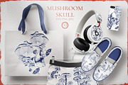 MUSHROOM SKULL, a Person Illustration by LanaDzi (Thumbnail 9 of 11)