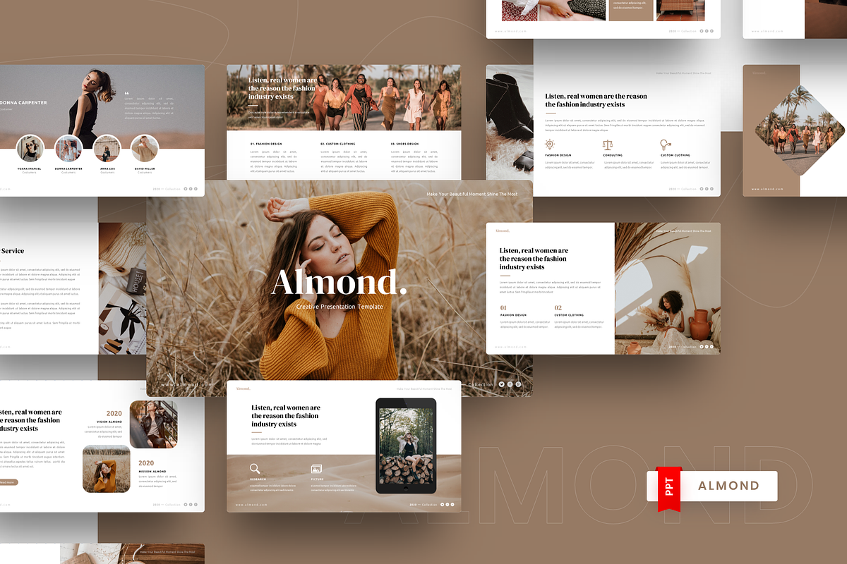 Fashion Lookbook Powerpoint, a Presentation Template by YossyOneStd (Photo 1 of 5)