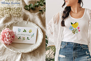Whimsy Floral Pattern & Clipart, a Pattern Graphic by Essentially Nomadic (Thumbnail 10 of 11)