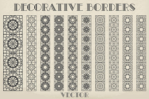 50 Decorative Borders & Tiles