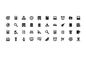 320 School And Education Glyph Icons