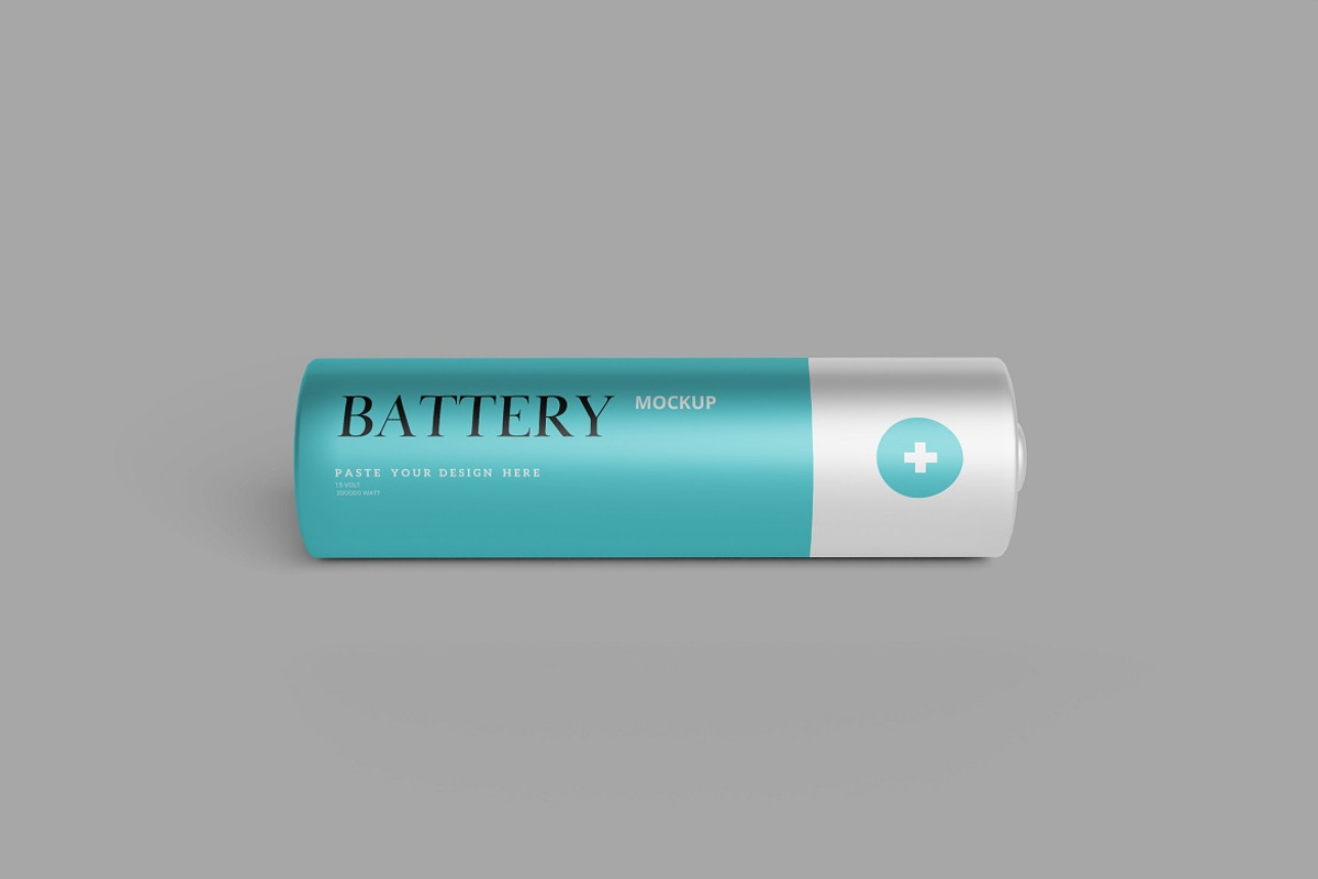 Battery Mockup, a Household Mockup by YurnalisPerix (Photo 5 of 5)