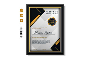 458. Modern Certificate Template