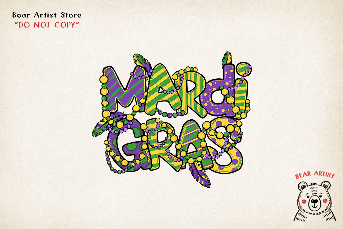 Mardi Gras Hand-drawn PNG Bundle, an Object Illustration by GlitterCraft (Photo 41 of 101)