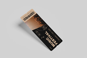 TICKET MOCKUP, a Print Template by kebunmockup
