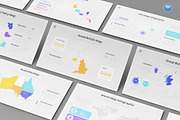 World map Keynote, a Presentation Template by Pixslides (Thumbnail 1 of 6)
