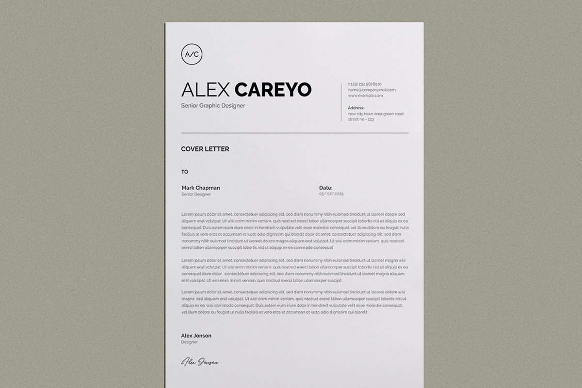 Resume/CV | Word, a Resume Template by Pixelpick (Photo 4 of 4)