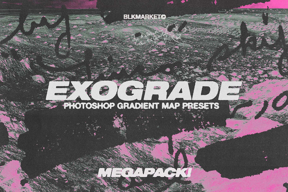 EXOGRADE - Photoshop Presets, a Gradient Add-On by BLKMARKET© (Photo 3 of 8)