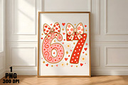 Funny Six Seven Valentine Coquette, an Illustration by Daily.Designs (Thumbnail 3 of 5)