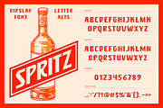 BDC Spritz Display font, a Font by Brethrendesignco (Thumbnail 3 of 4)