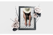 14 Fully Changeable Frame Mockups, a Print Template by As Good As Possible (Thumbnail 5 of 6)