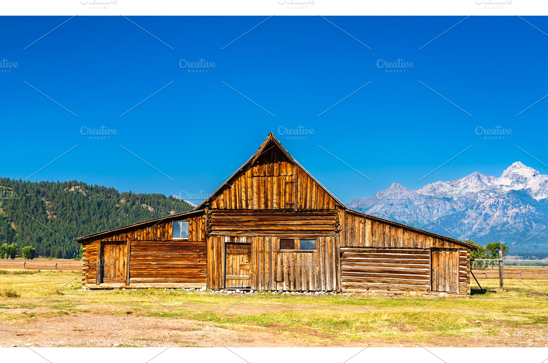 T.A. Moulton barn at Mormon Row in, a Nature Photo by Leonid Andronov