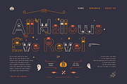 Elmonster Halloween Display Font, a Serif Font by infernostudio3 (Thumbnail 5 of 10)