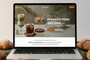 Hootbrew - Cafe Website Landing Page, a Landing Page Template by Font Kingdom (Thumbnail 2 of 5)