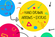 Handdrawn Arrows + Extras, an Object Graphic by jona.stevens (Thumbnail 1 of 4)