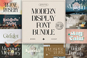 Modern Display Font Bundle 6, a Script Font by Nathatype (Thumbnail 1 of 10)