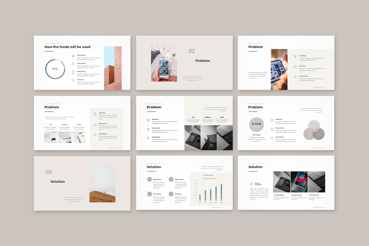Pitch Deck PowerPoint Template, a Presentation Template by CreativityForest (Photo 6 of 16)