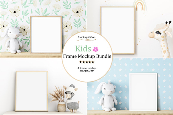 Frame Mockup Kids Bundle preview 6