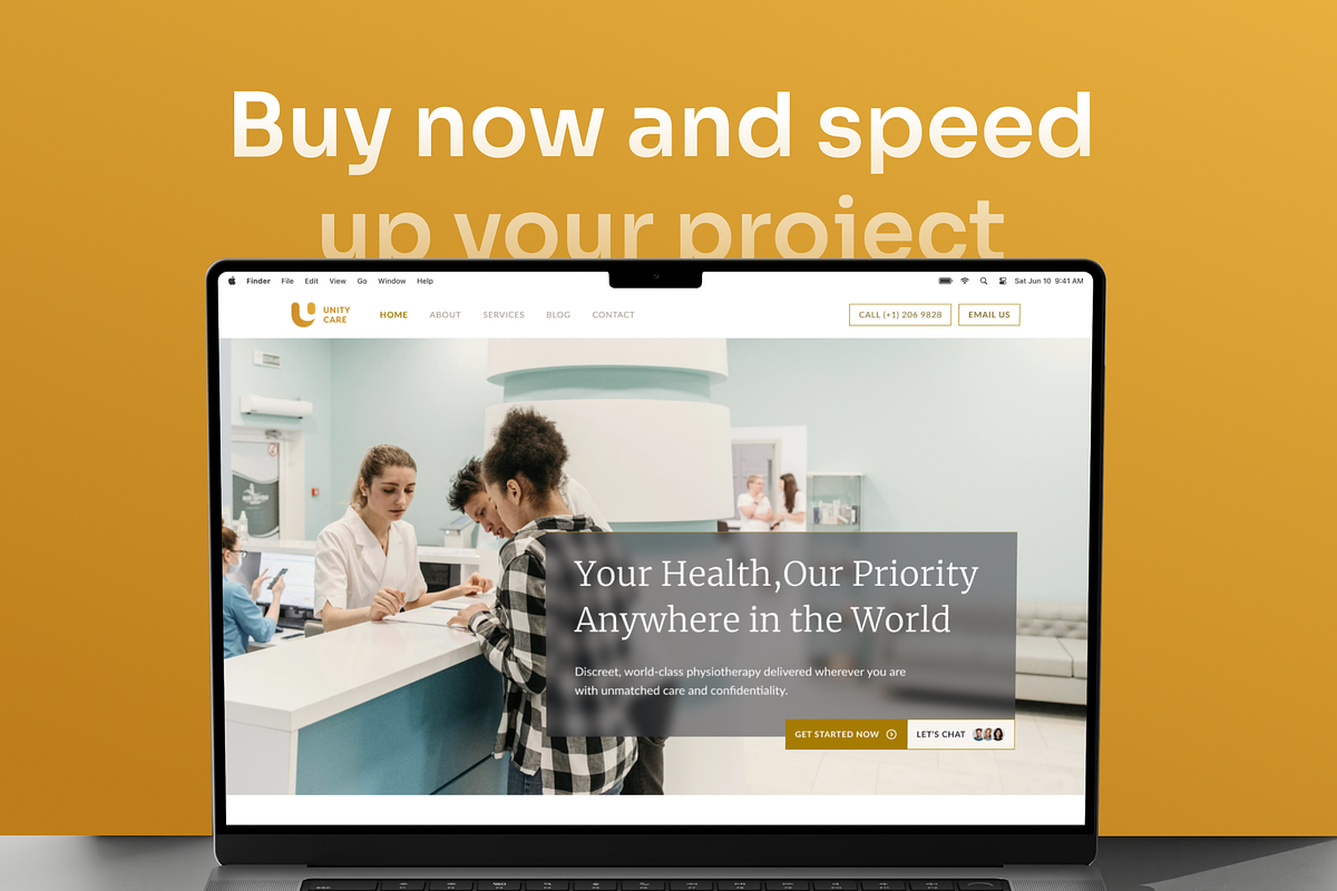 UnityCare - Multipurpose Healthcare, a Landing Page Template by Agensip Design Agency (Photo 10 of 10)