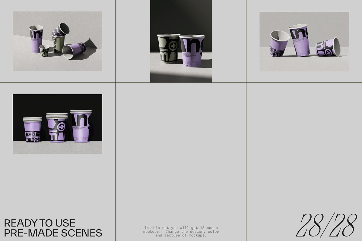 Mockup packaging set - part 3, a Packaging Mockup by Creatoom