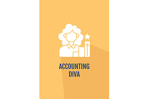 Woman professional in accounting, a Flyer Template by IMG Visuals
