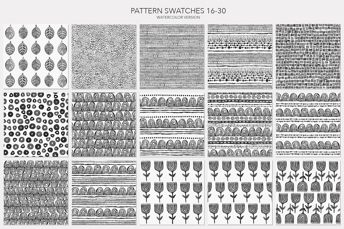 Big BOHO Handmade Pattern Pack, a Pattern Graphic by Alisa Fimen Design (Photo 11 of 19)