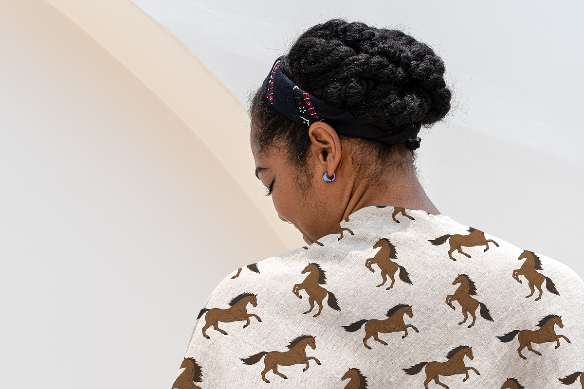 Equestrian seamless patterns set, a Pattern Graphic by Swetsol (Photo 8 of 9)