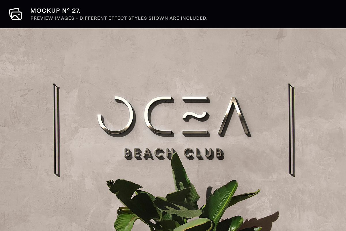 30 Signs & Facade Logo Mockups - V3, an Advertising Mockup by Asylab (Photo 34 of 38)