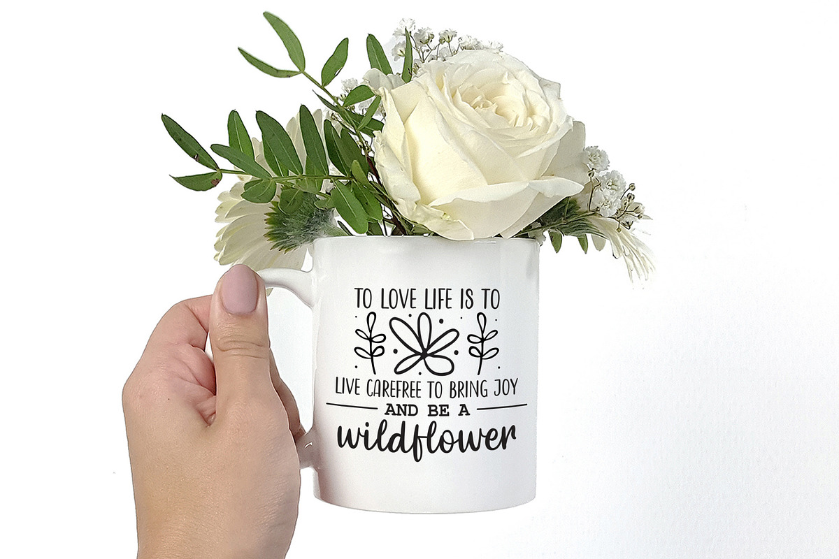 Wildflower Quotes SVG Bundle, a Graphic by CraftlabSVG (Photo 14 of 18)