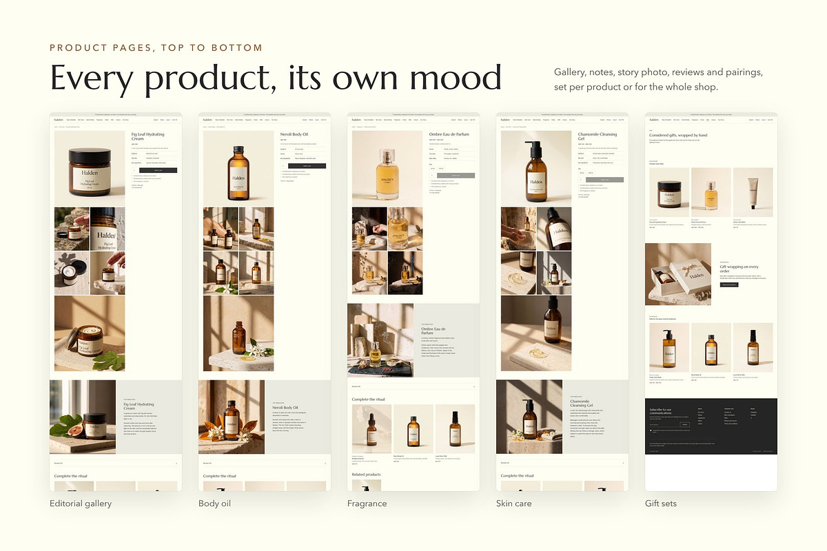 Halden – Skin Care WooCommerce Theme, a WordPress Template by Tomasz Ganclerz (Photo 19 of 22)