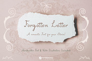Forgotten Letter | Handdrawn Font, a Handwritten Font by Youandigraphics (Thumbnail 1 of 11)
