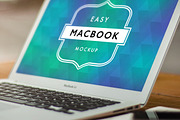 Mockup Macbook Air 1, an iPad Mockup by Design Bits (Thumbnail 1 of 4)