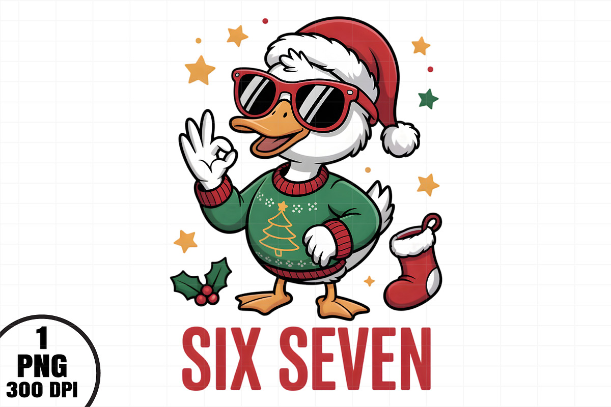 Funny Christmas Goose Six Seven 67 P, an Illustration by Daily.Designs (Photo 1 of 5)