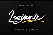 Legiante | Handwritten Font, a Script Font by Astageni (Thumbnail 1 of 9)