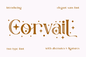Corvail - Elegant Sans Font, a Font by PutraCetol Studio